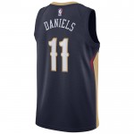 Maillot NBA New Orleans Pelicans Dyson Daniels 11 Nike 2022-23 Icon Edition Navy Swingman - Homme